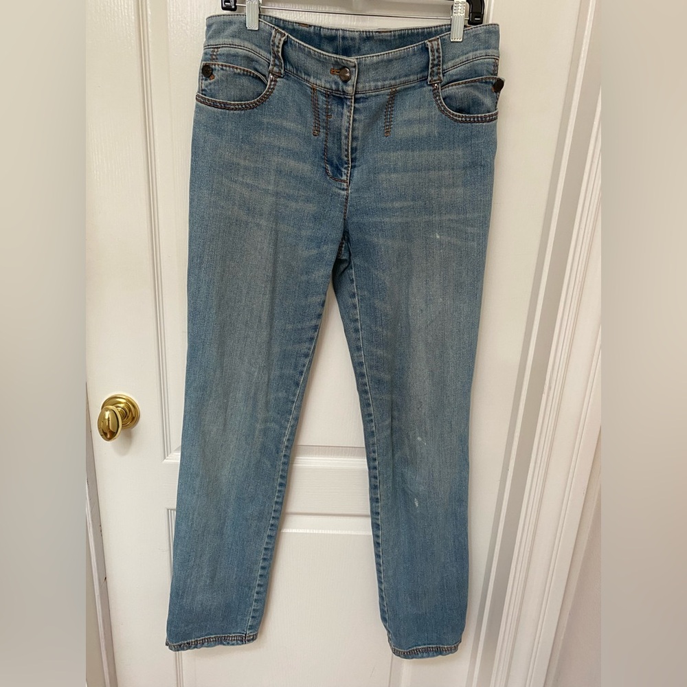 Per Se Light Blue Straight-Leg Women's Jeans